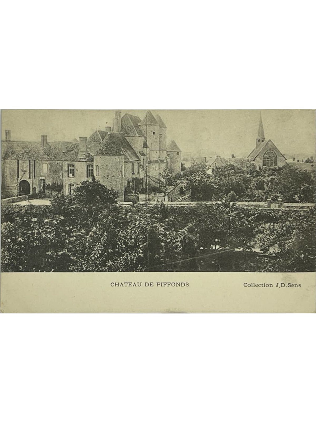 Recto de la carte postale