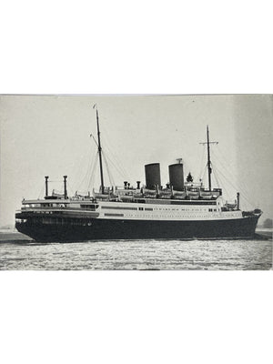 Carte postale – Paquebot allemand Berlin de 1925 – photographie maritime
