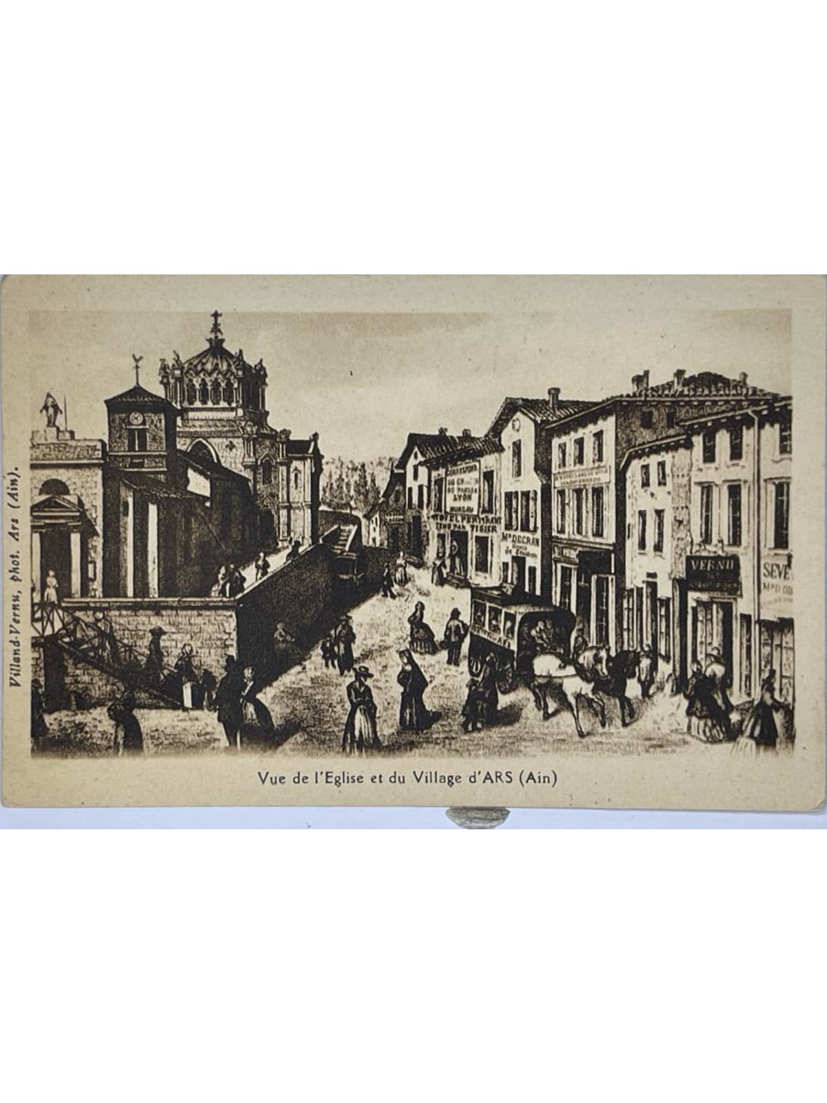 Recto de la carte postale