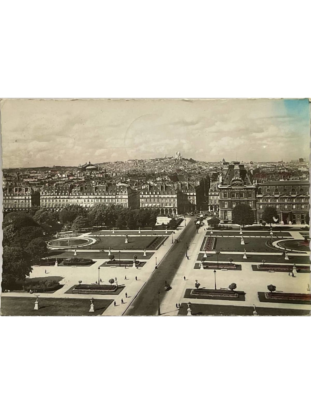 Recto de la carte postale