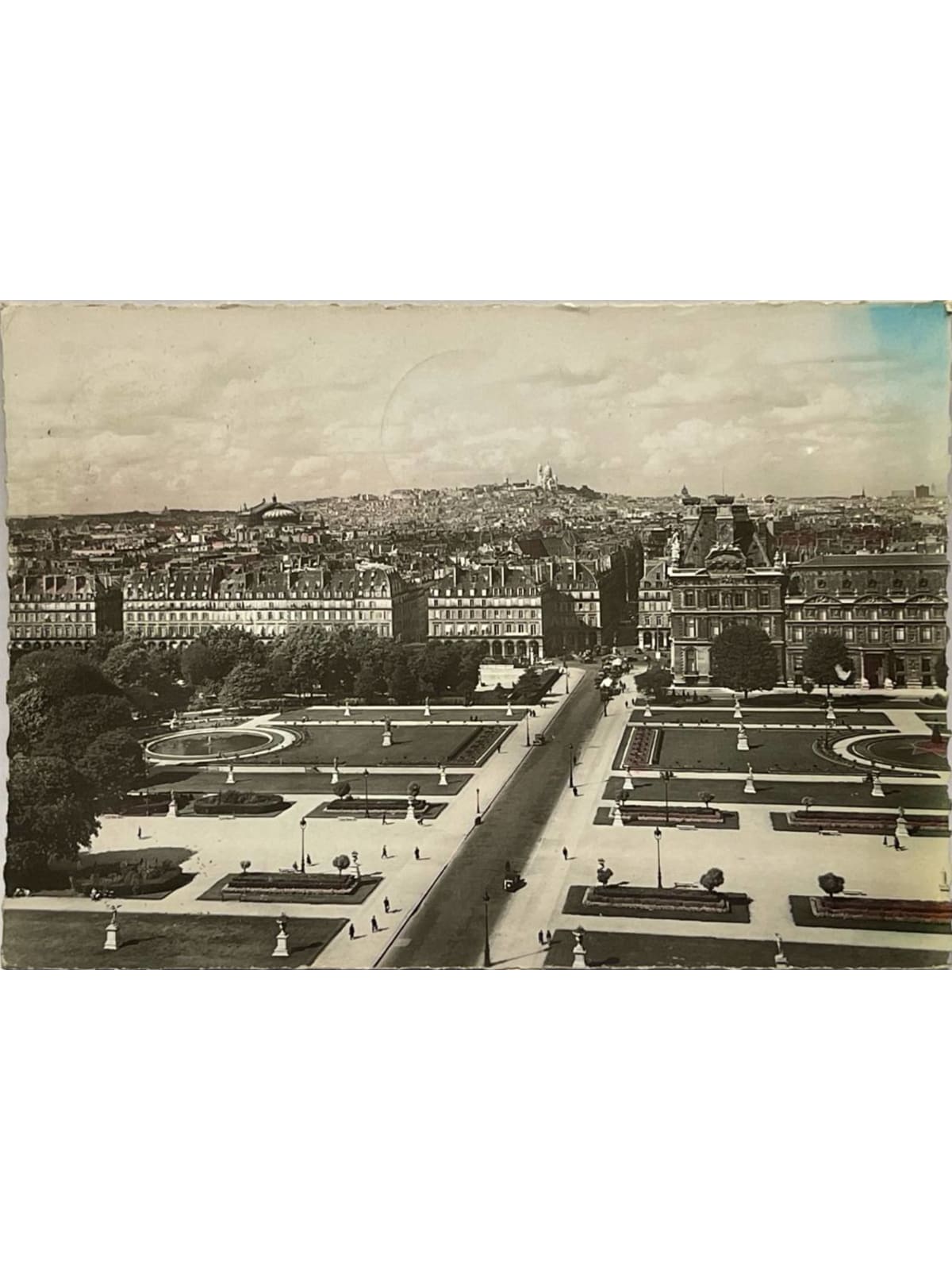 Recto de la carte postale