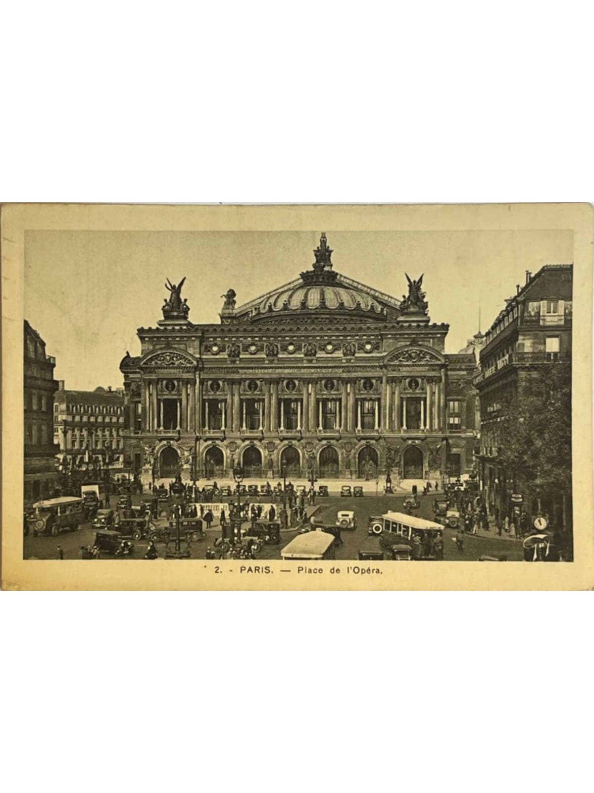 Recto de la carte postale