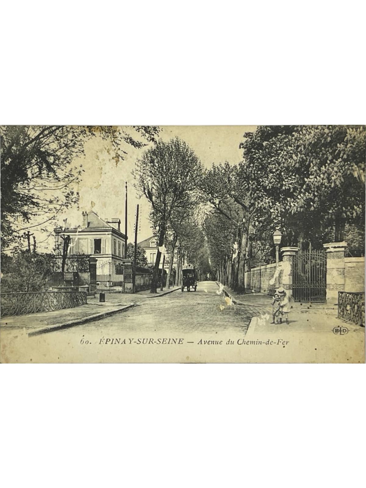 Recto de la carte postale
