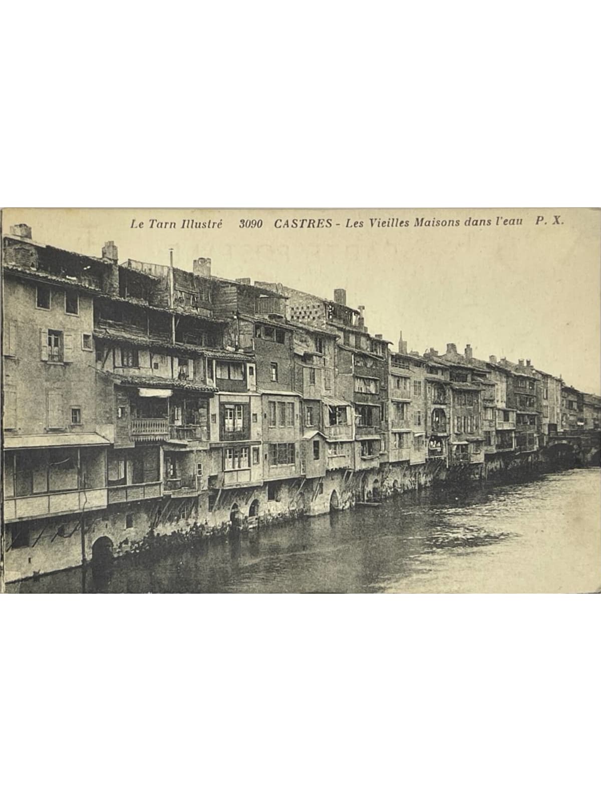 Recto de la carte postale