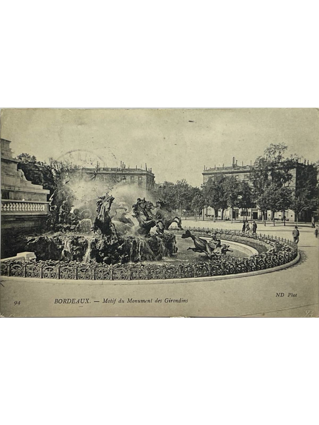 Recto de la carte postale