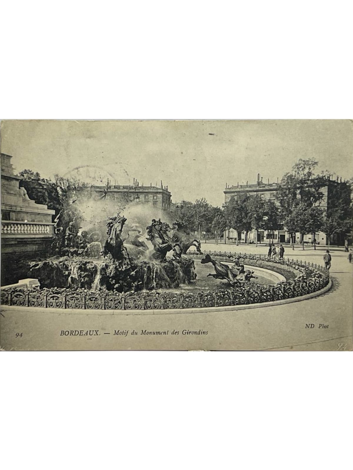 Recto de la carte postale