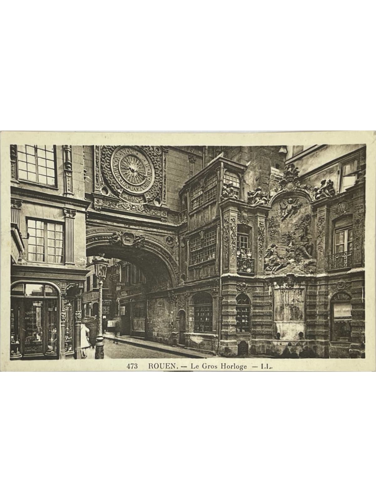 Recto de la carte postale