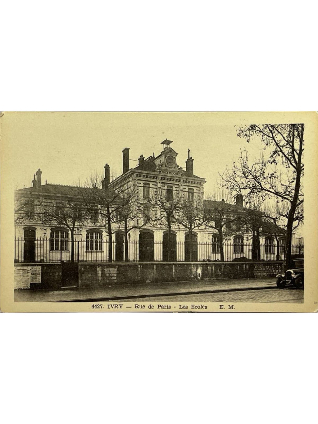Recto de la carte postale