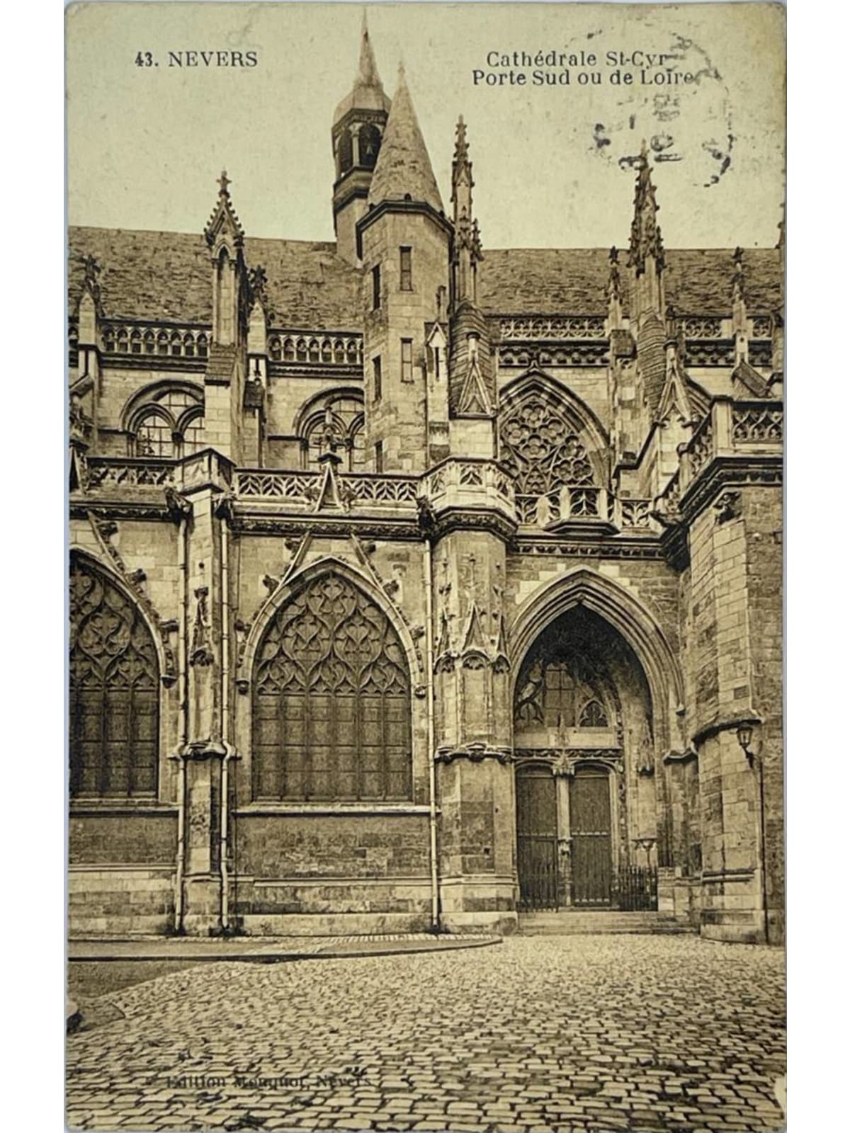 Recto de la carte postale