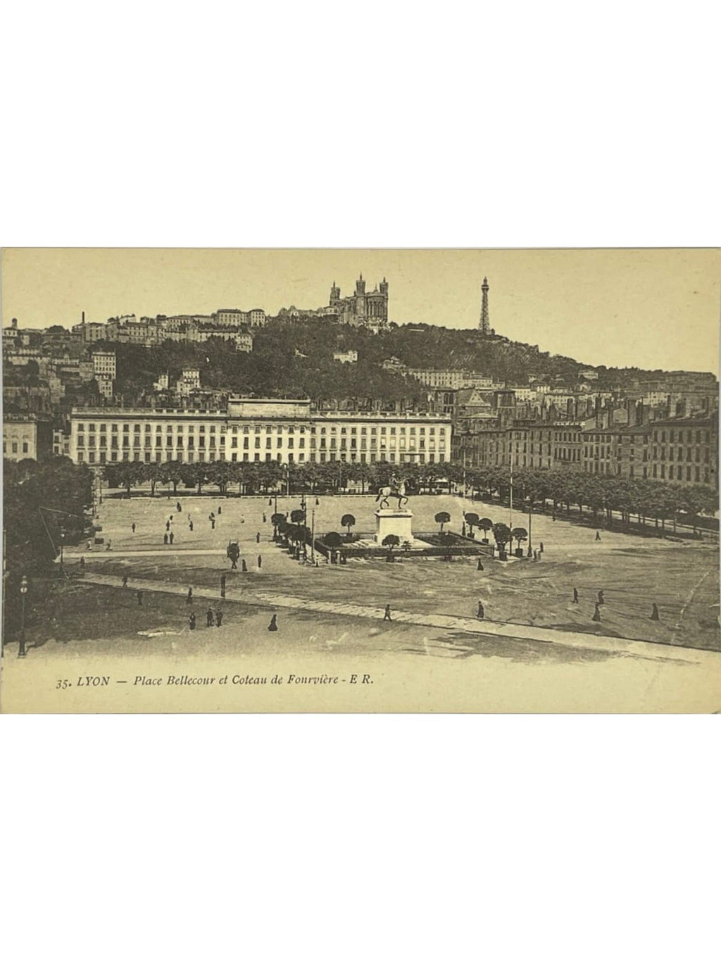 Recto de la carte postale