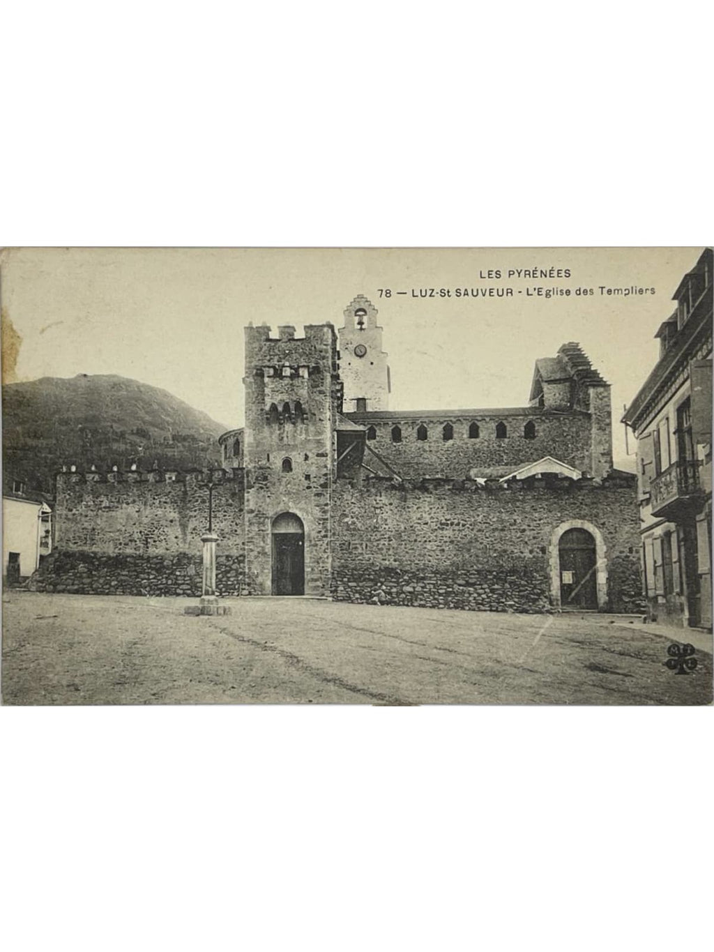 Recto de la carte postale