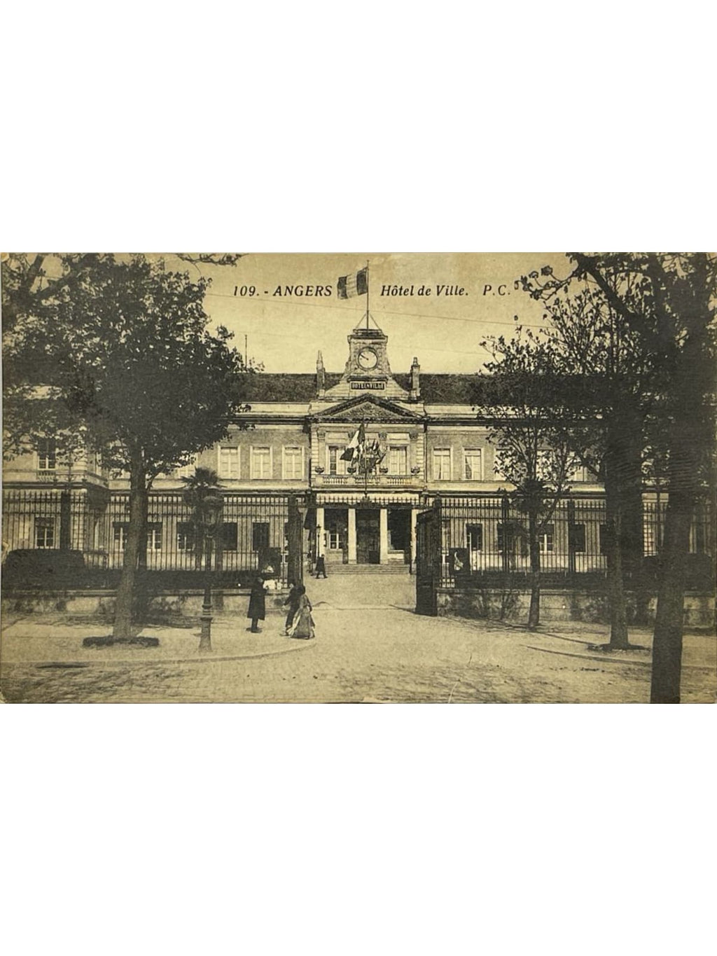 Recto de la carte postale