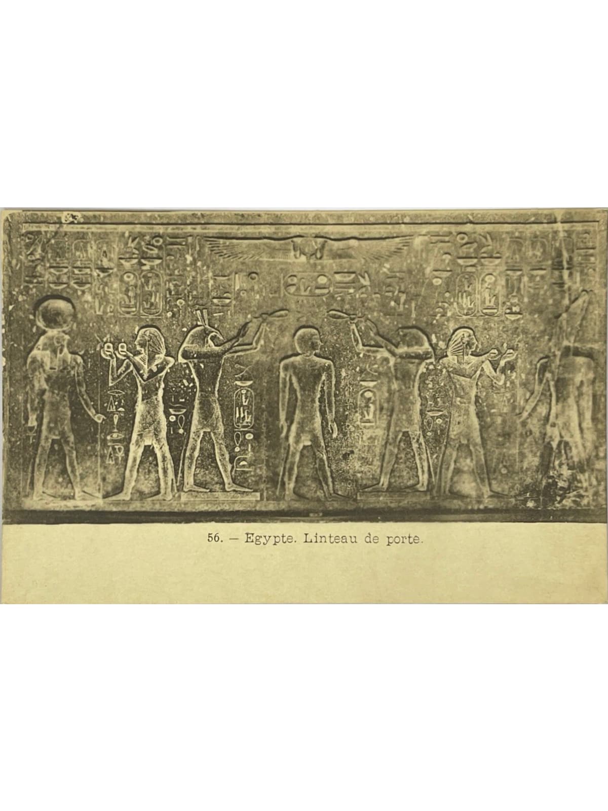 Recto de la carte postale