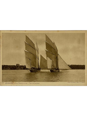 Dinard – Les Bisquines cancalaises – CPA maritime n° 167