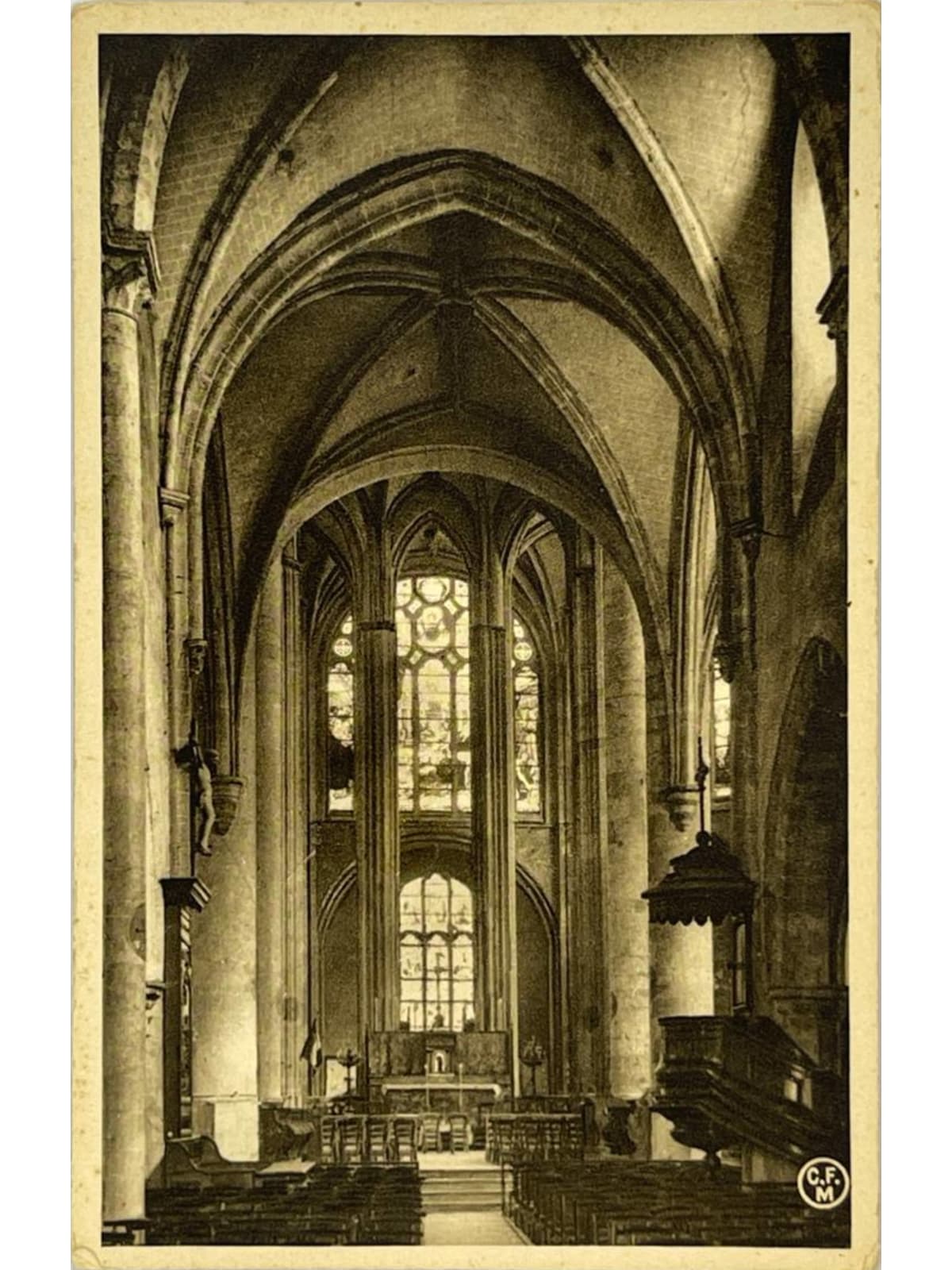 Recto de la carte postale