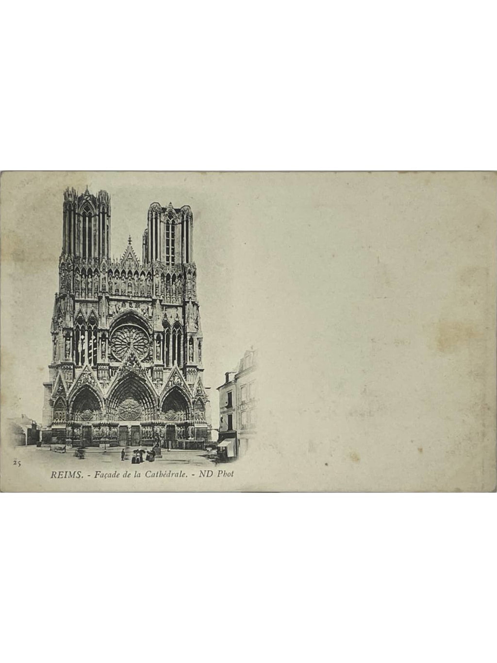 Recto de la carte postale