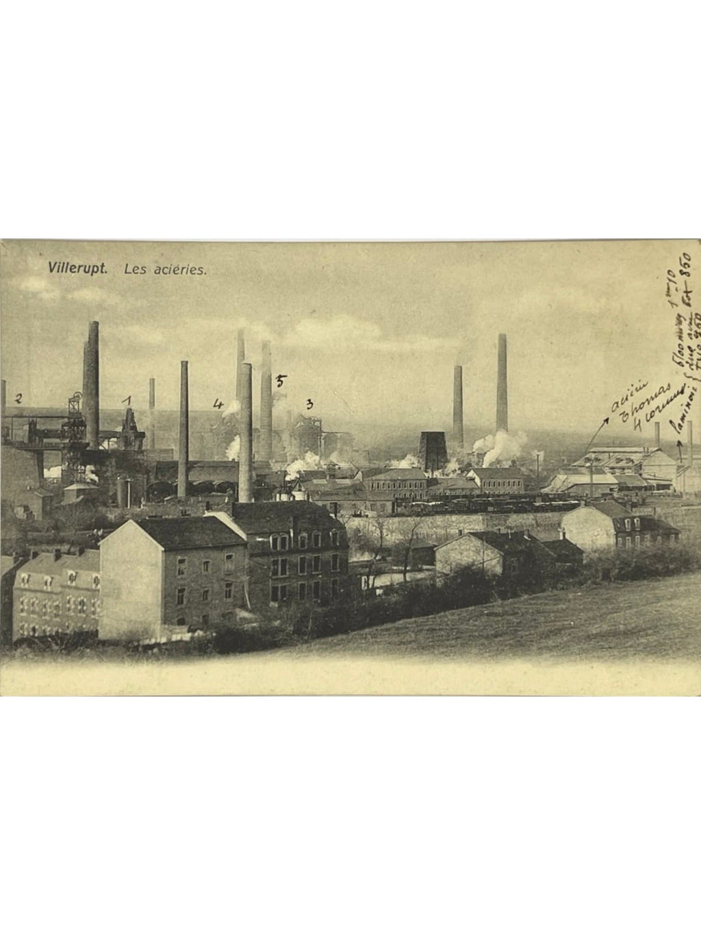 Recto de la carte postale