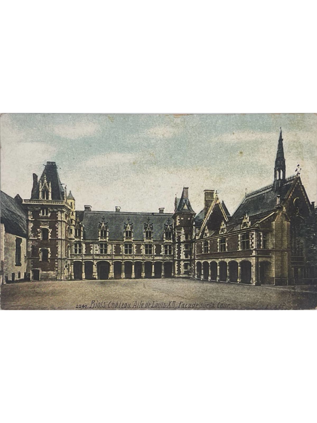 Recto de la carte postale