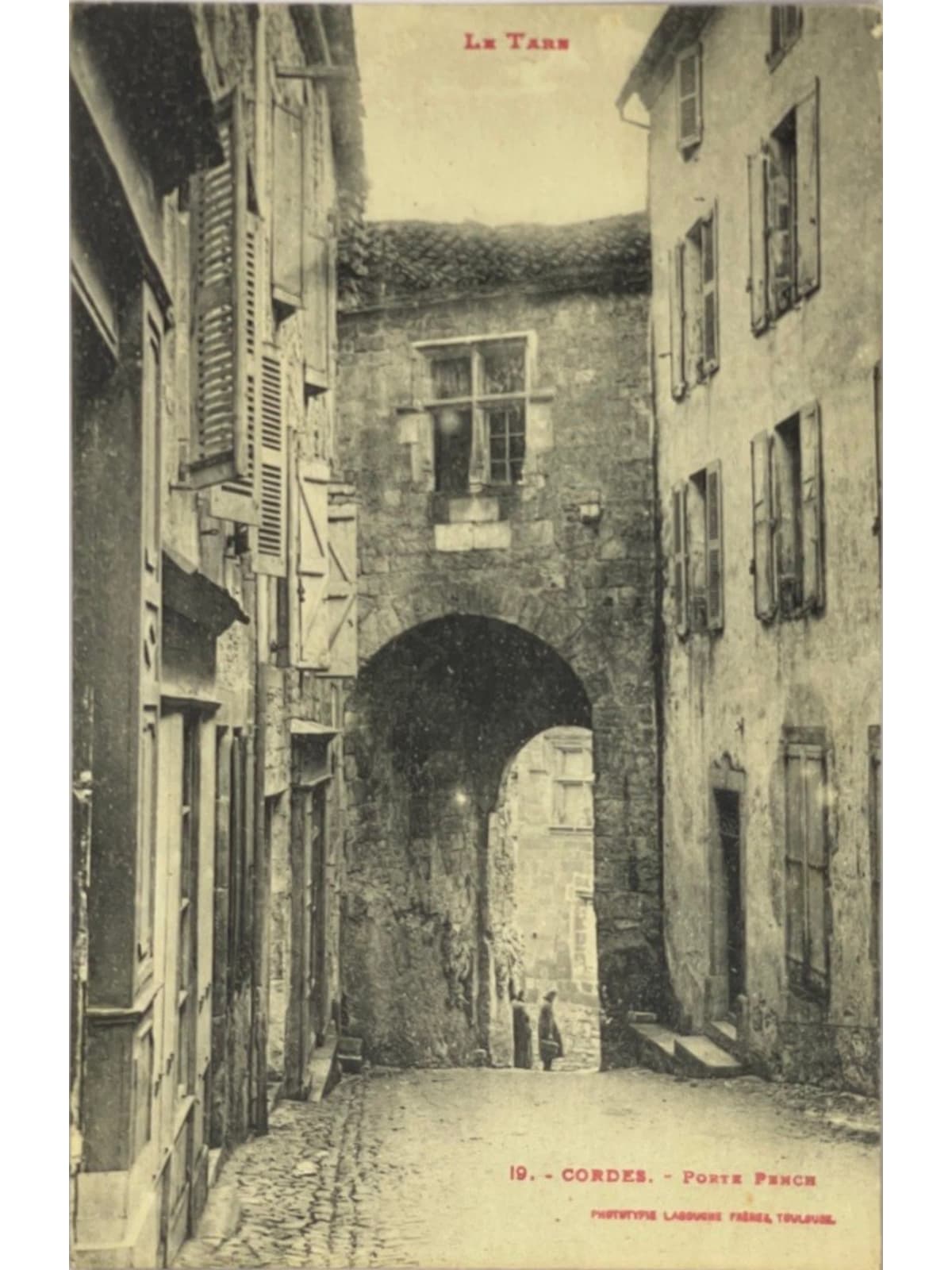 Recto de la carte postale