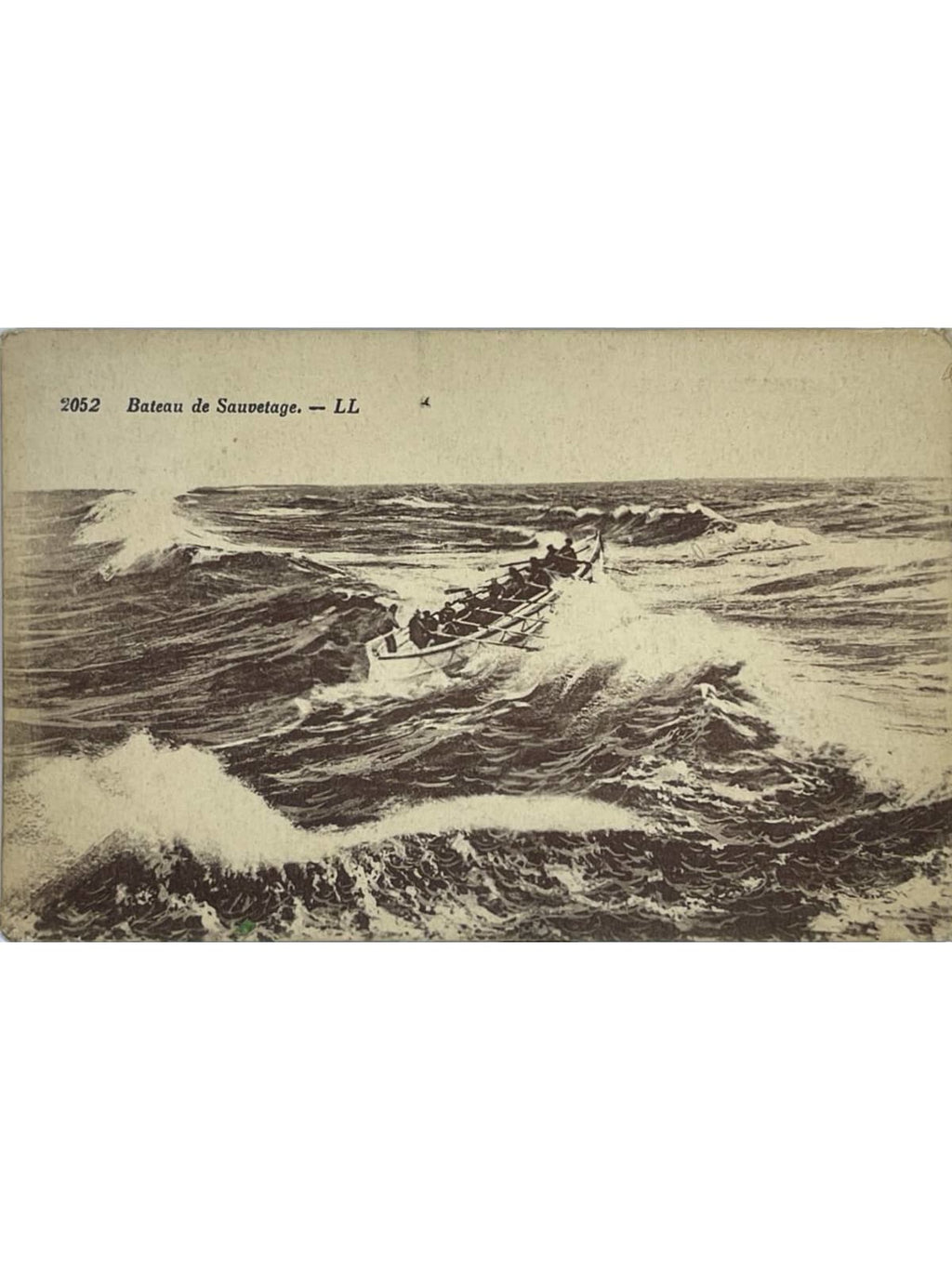 Recto de la carte postale