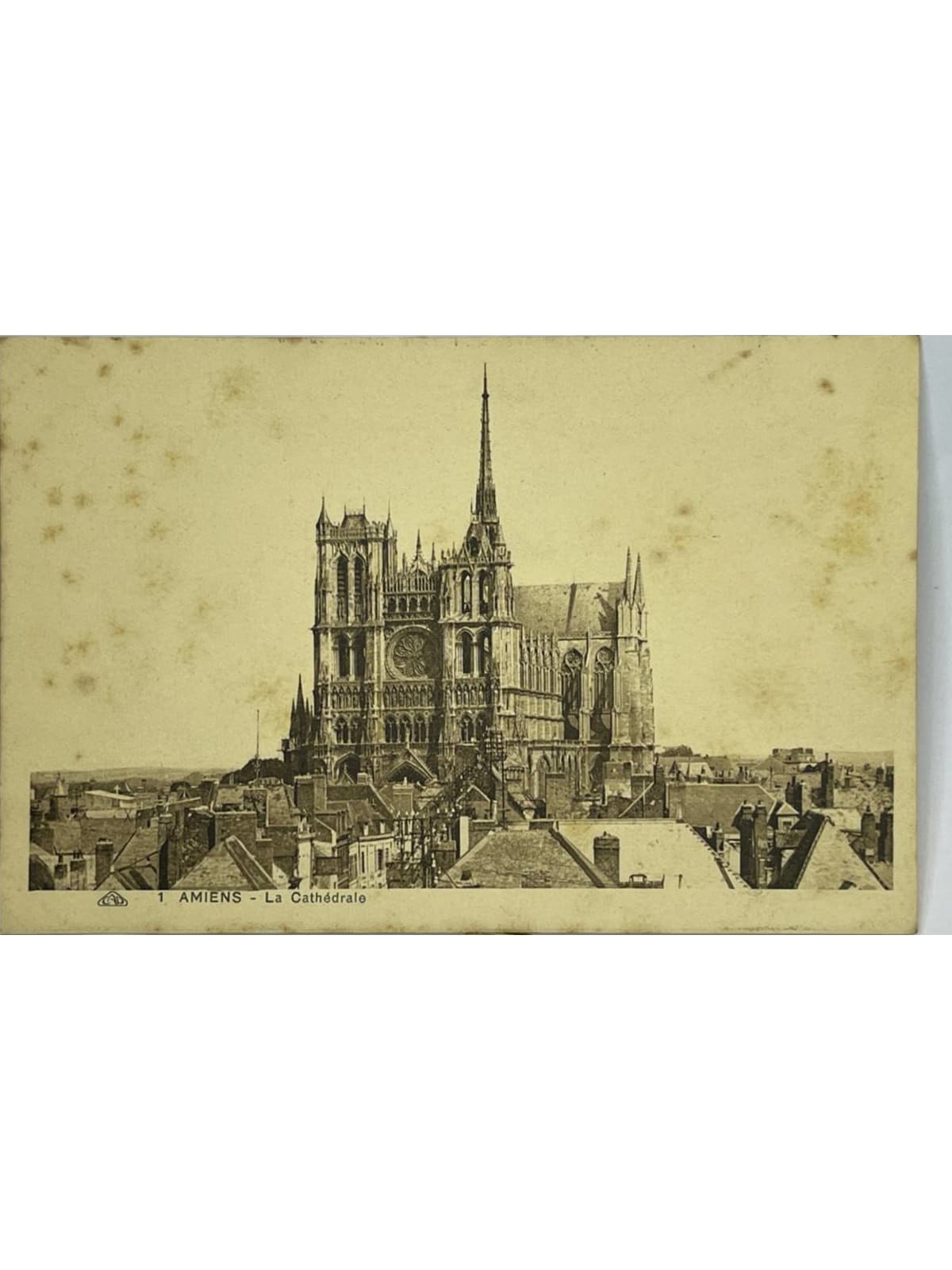 Recto de la carte postale