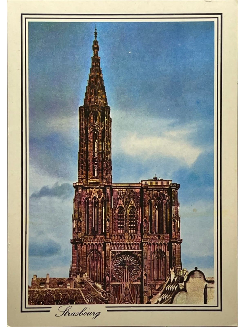 Recto de la carte postale