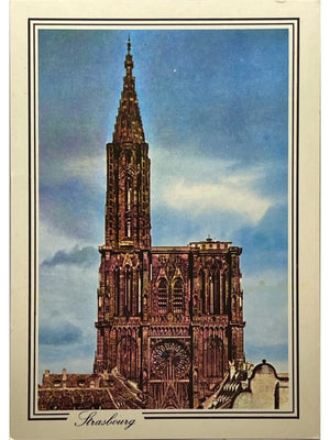 Strasbourg – Cathédrale Notre-Dame – Carte postale couleur