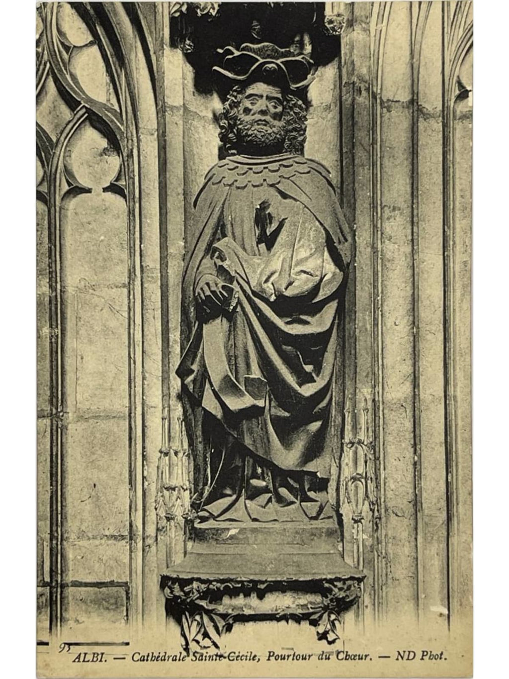 Recto de la carte postale