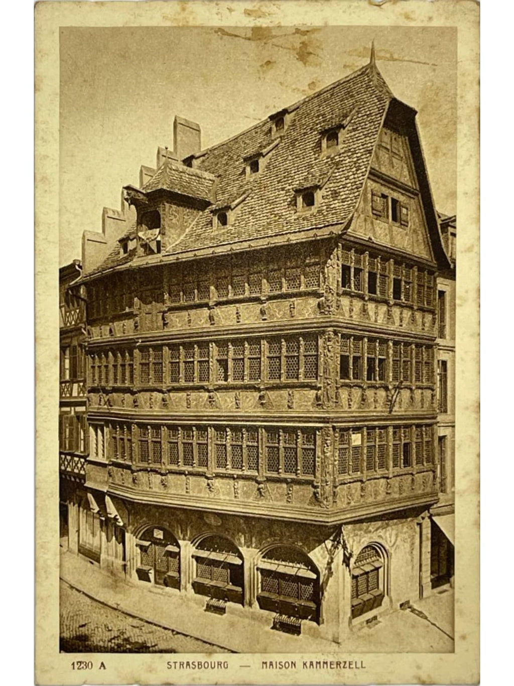 Recto de la carte postale