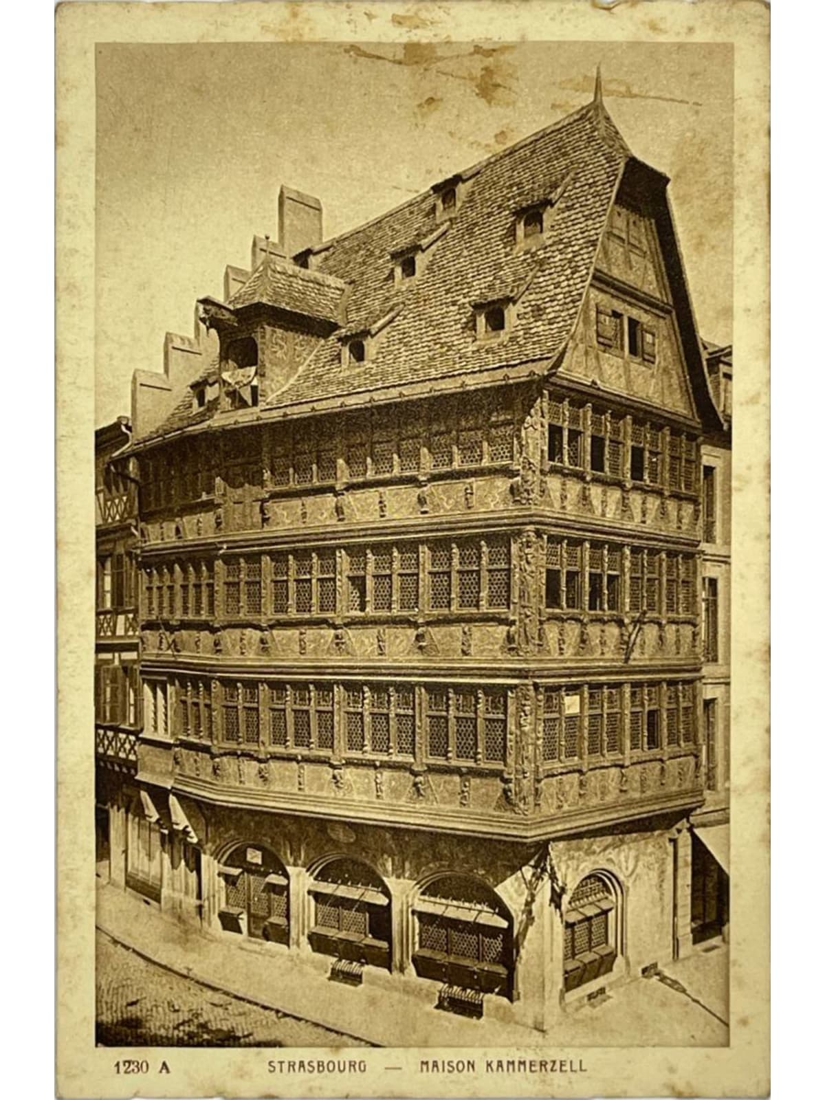 Recto de la carte postale