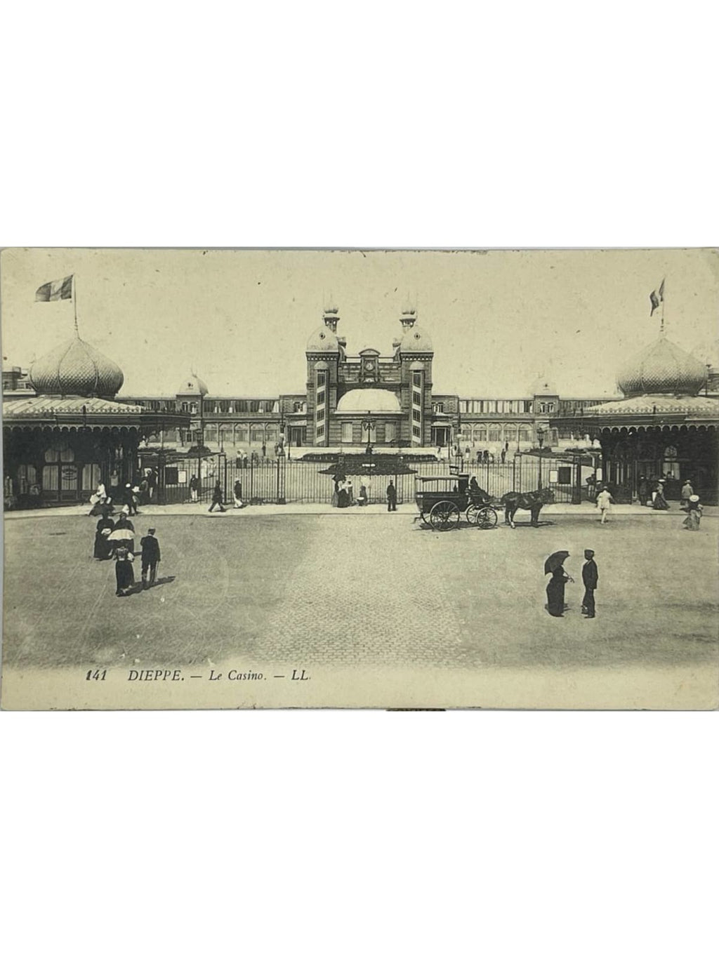 Recto de la carte postale