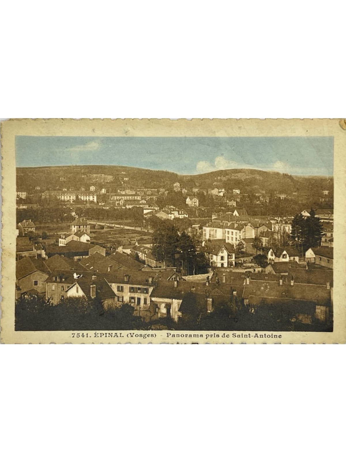 Recto de la carte postale