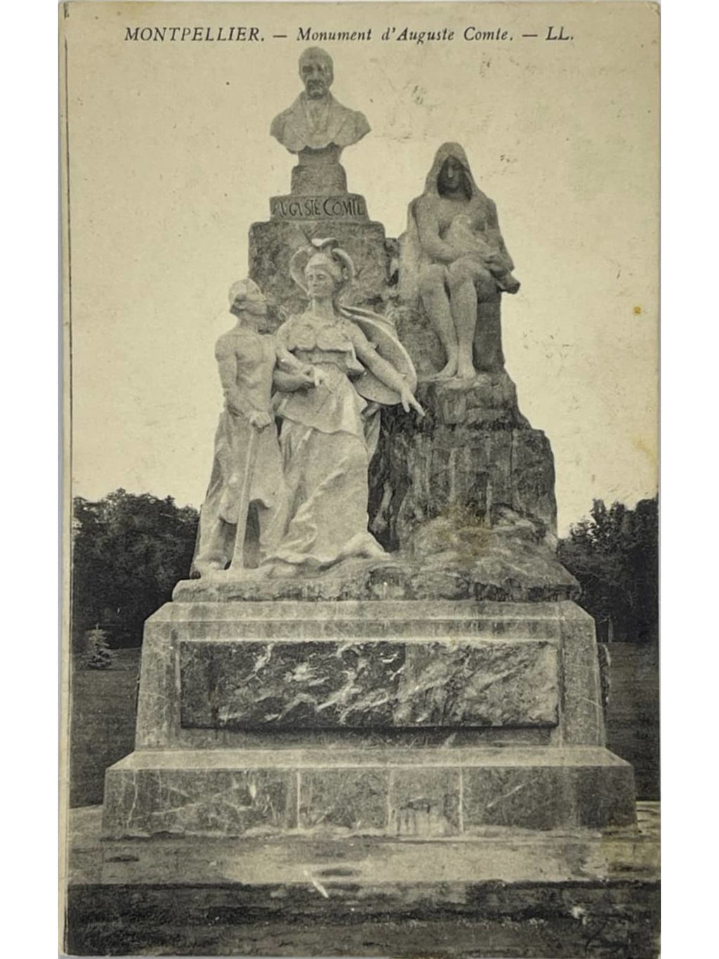 Recto de la carte postale