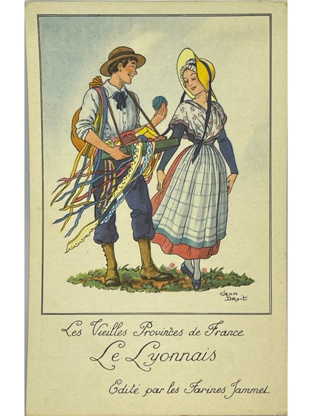 Recto de la carte postale