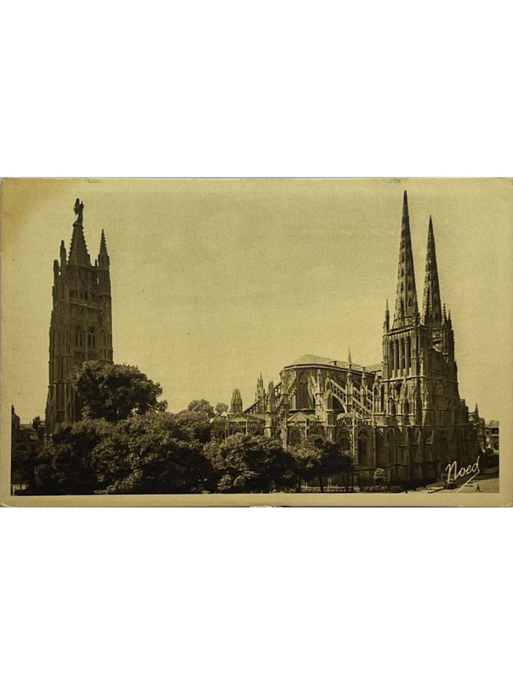 Recto de la carte postale