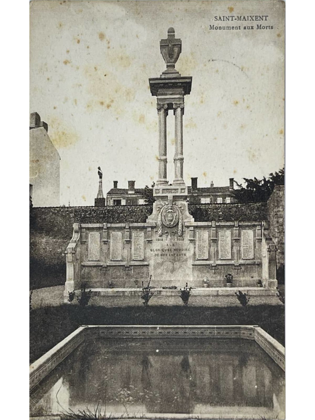 Recto de la carte postale