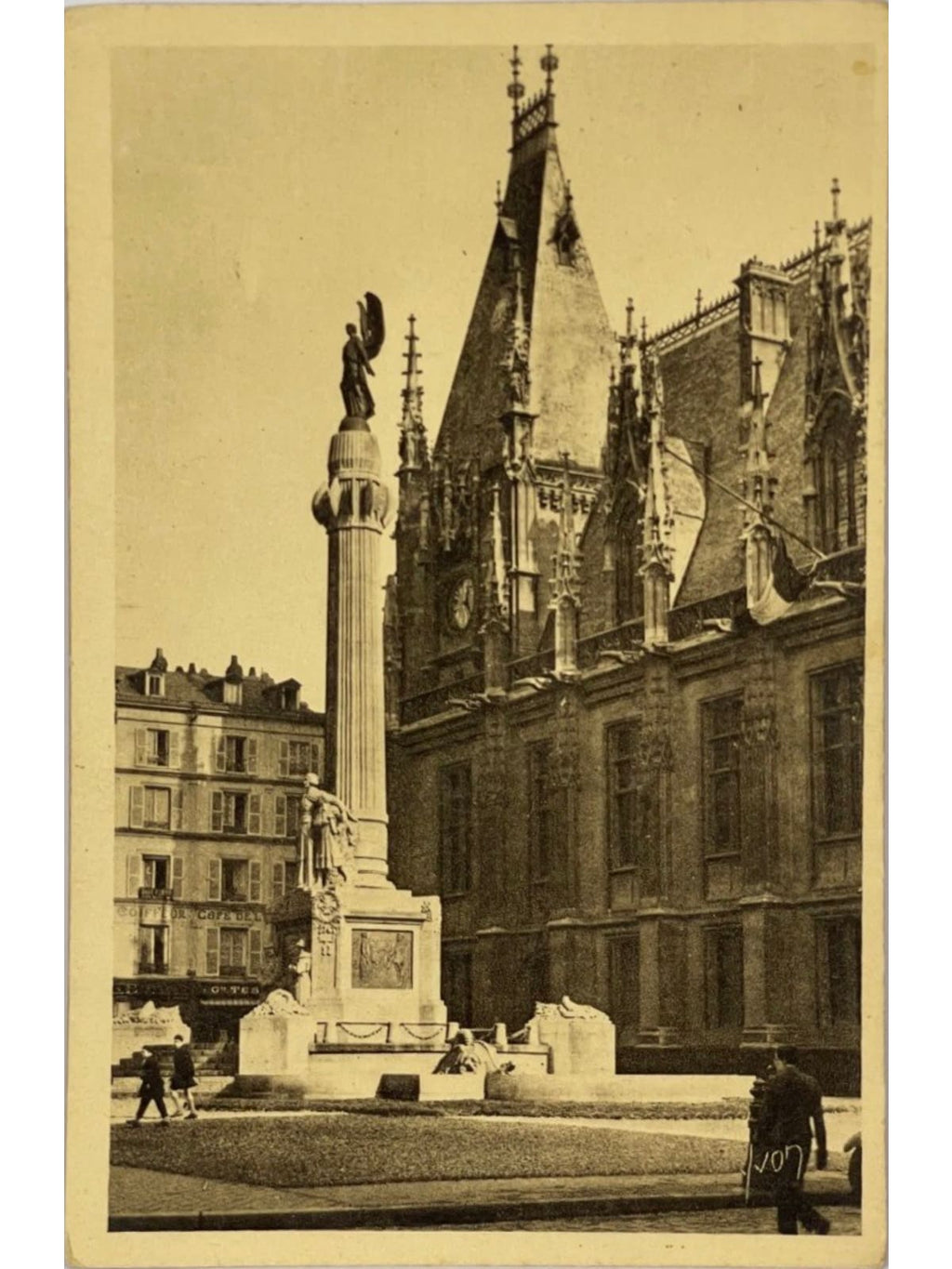 Recto de la carte postale