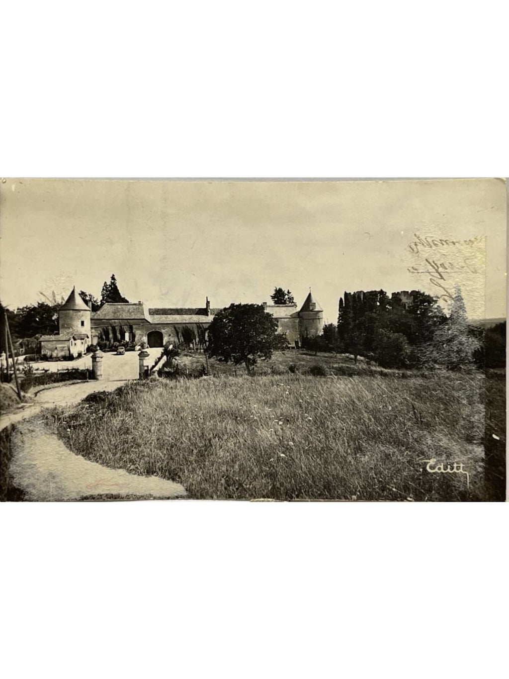 Recto de la carte postale