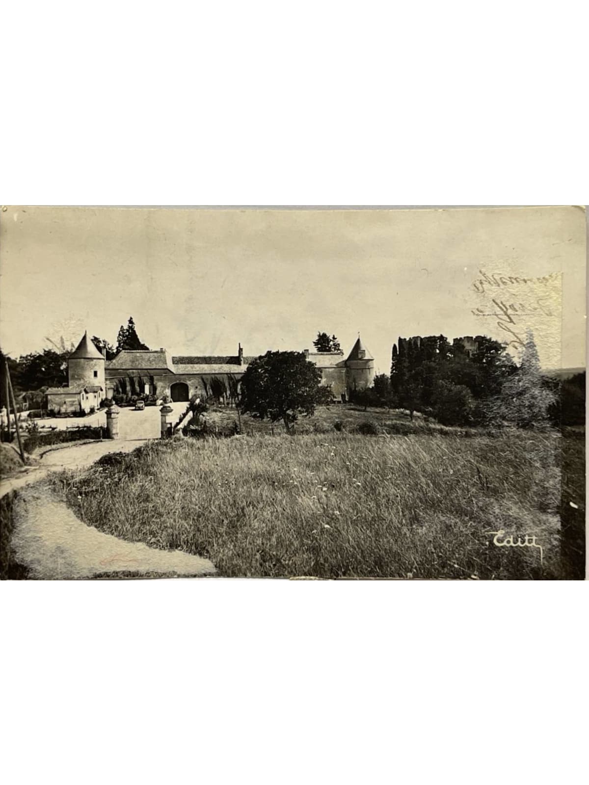 Recto de la carte postale