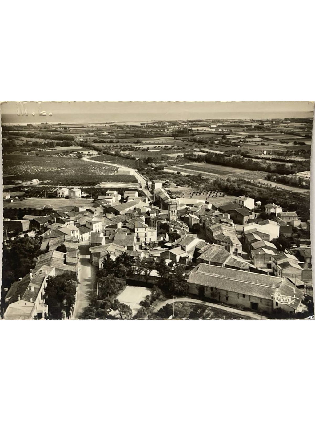 Recto de la carte postale