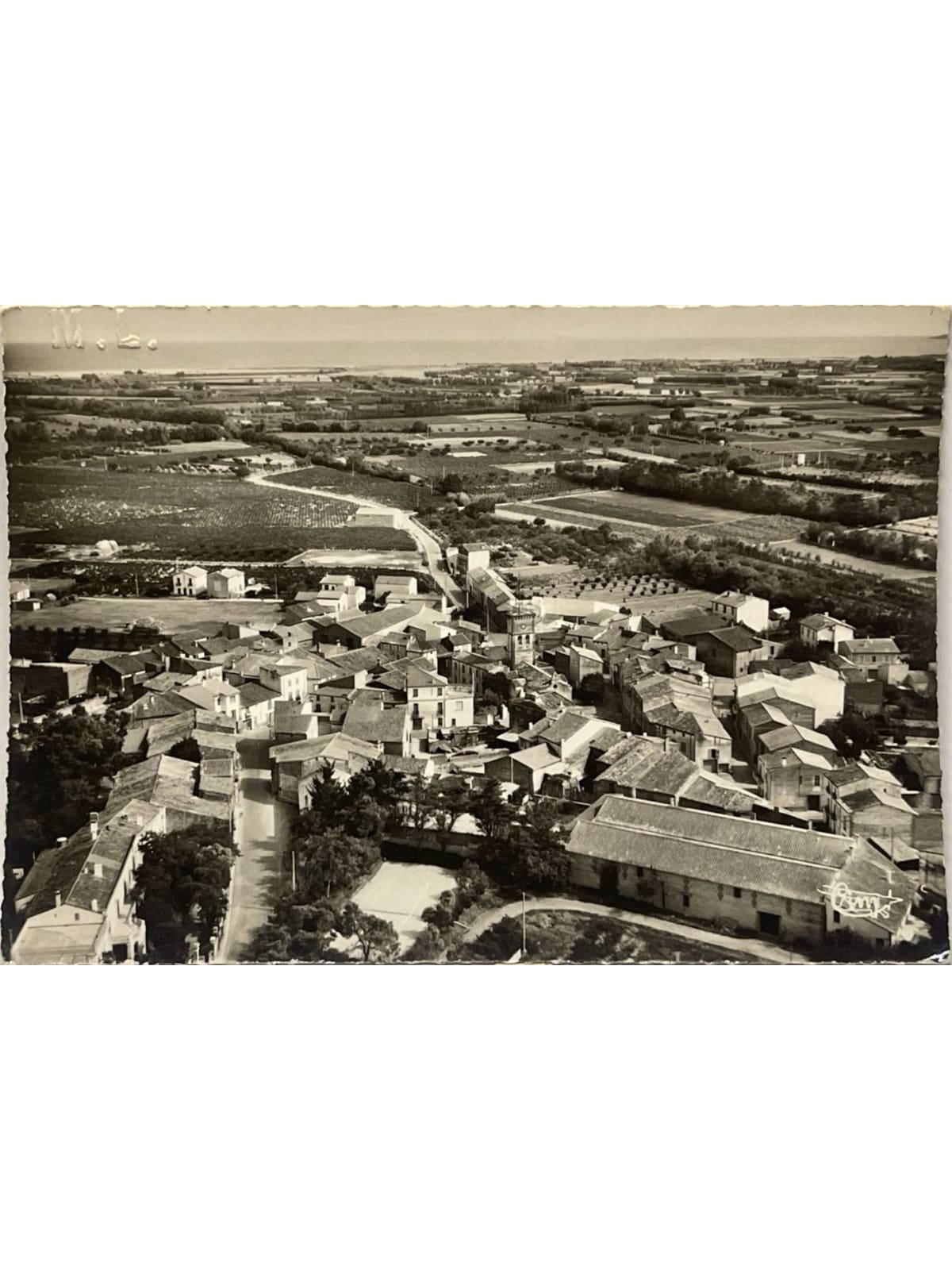Recto de la carte postale