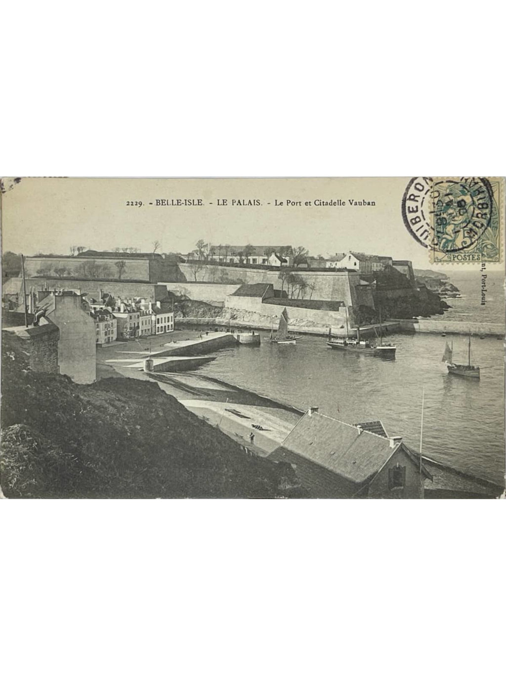 Recto de la carte postale