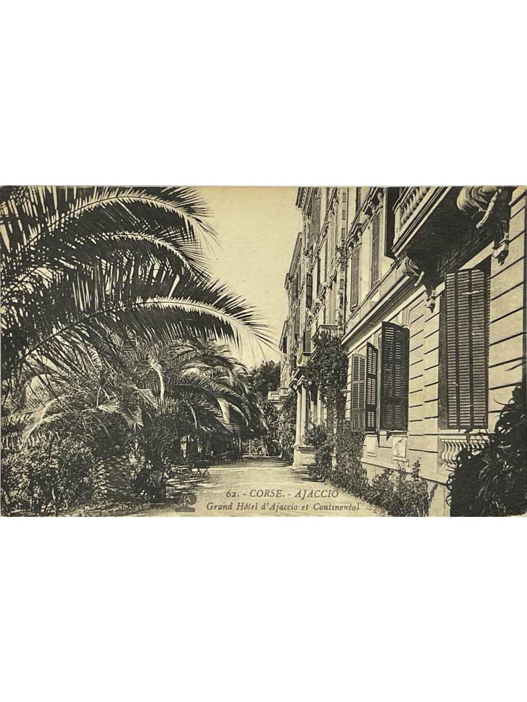 Recto de la carte postale
