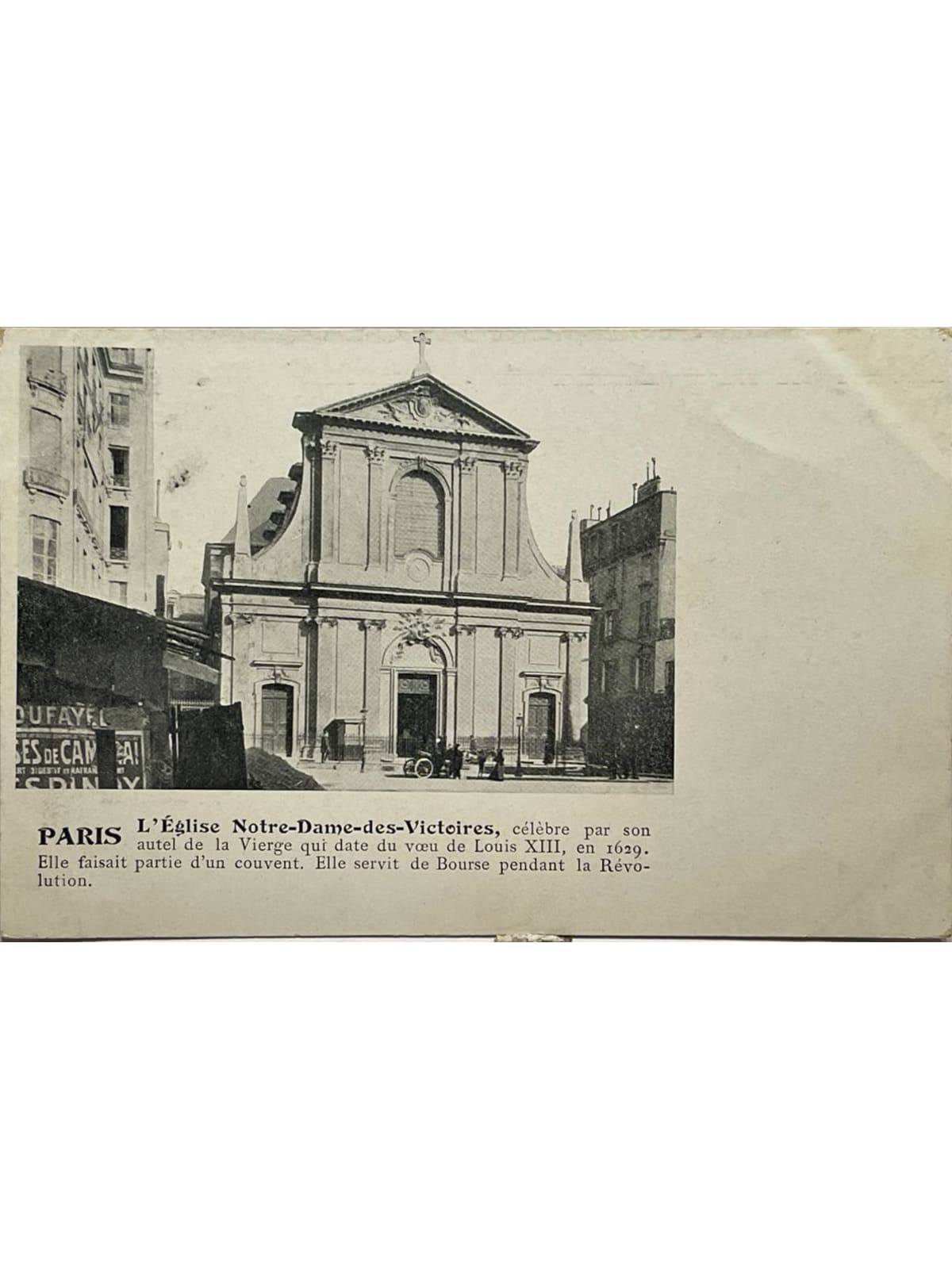Recto de la carte postale