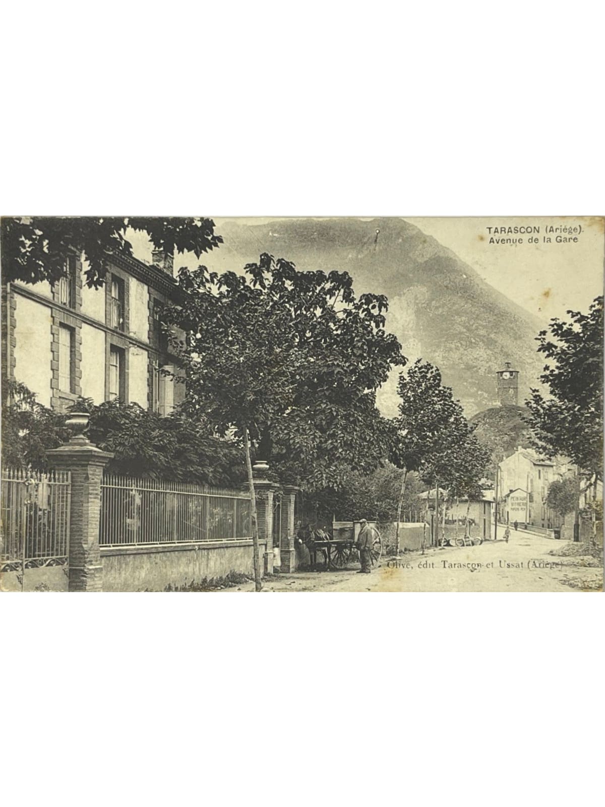 Recto de la carte postale