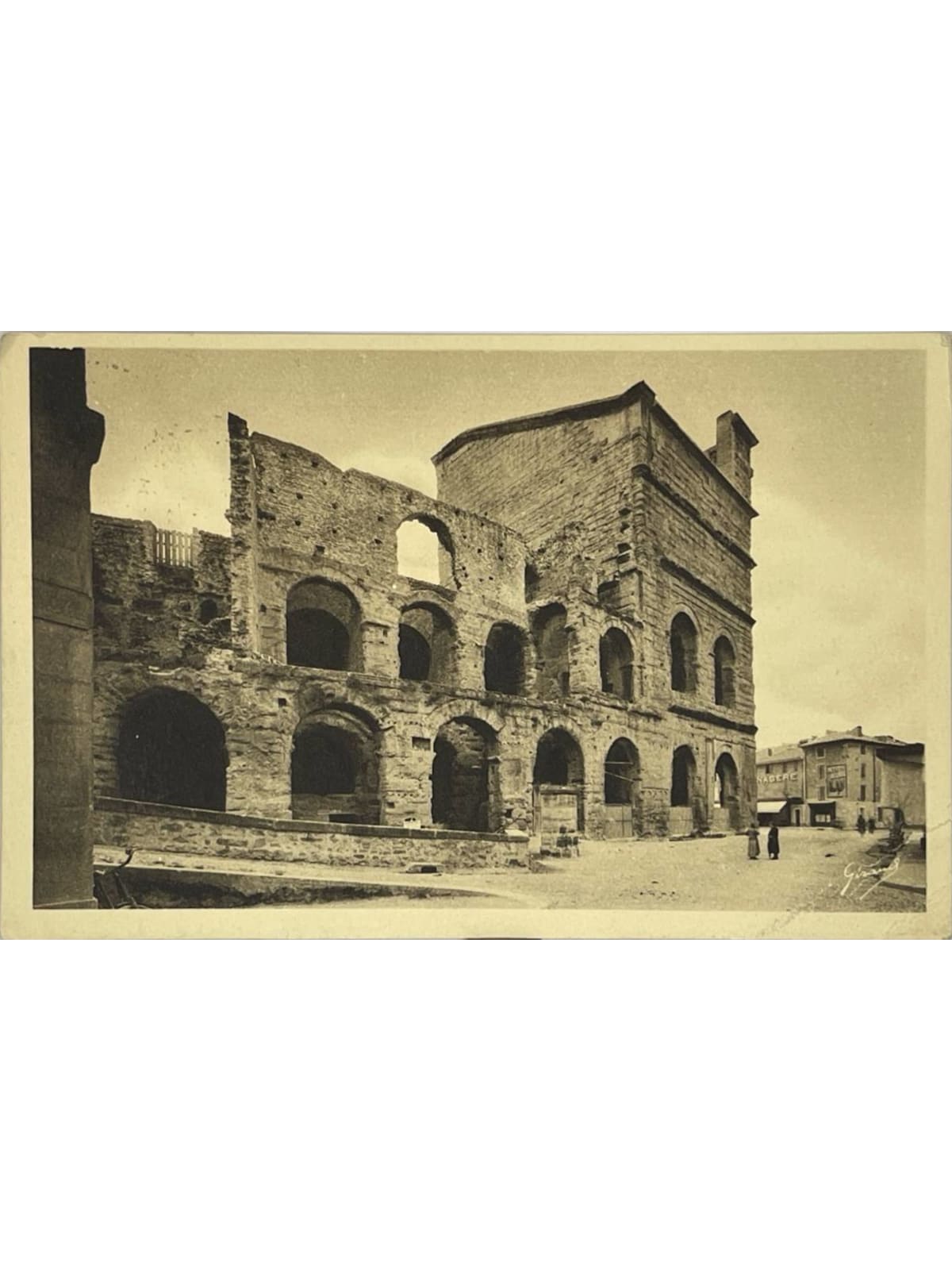 Recto de la carte postale