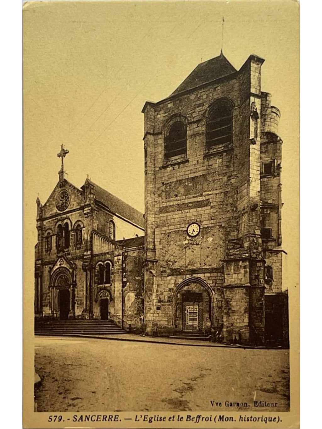 Recto de la carte postale