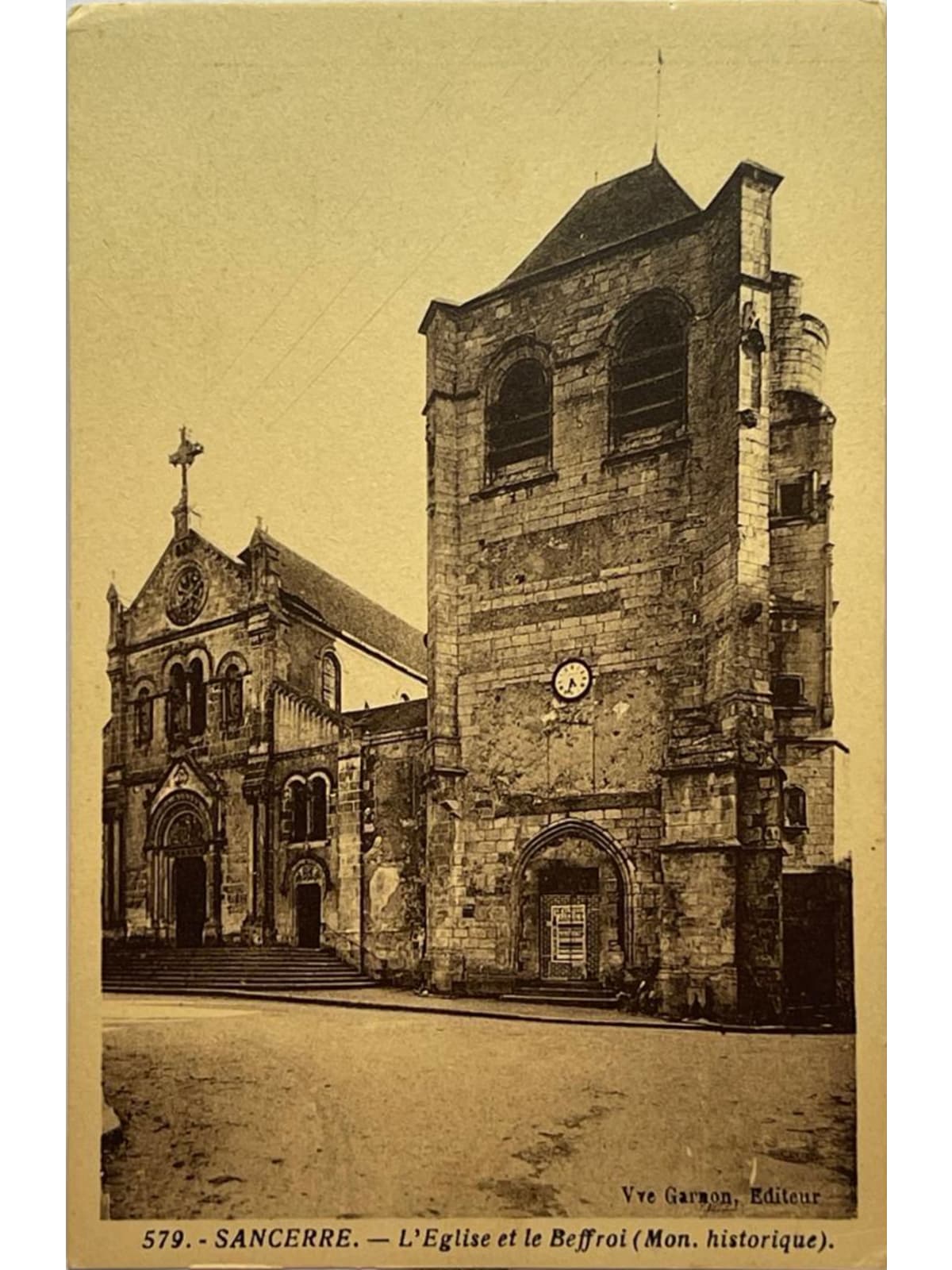 Recto de la carte postale