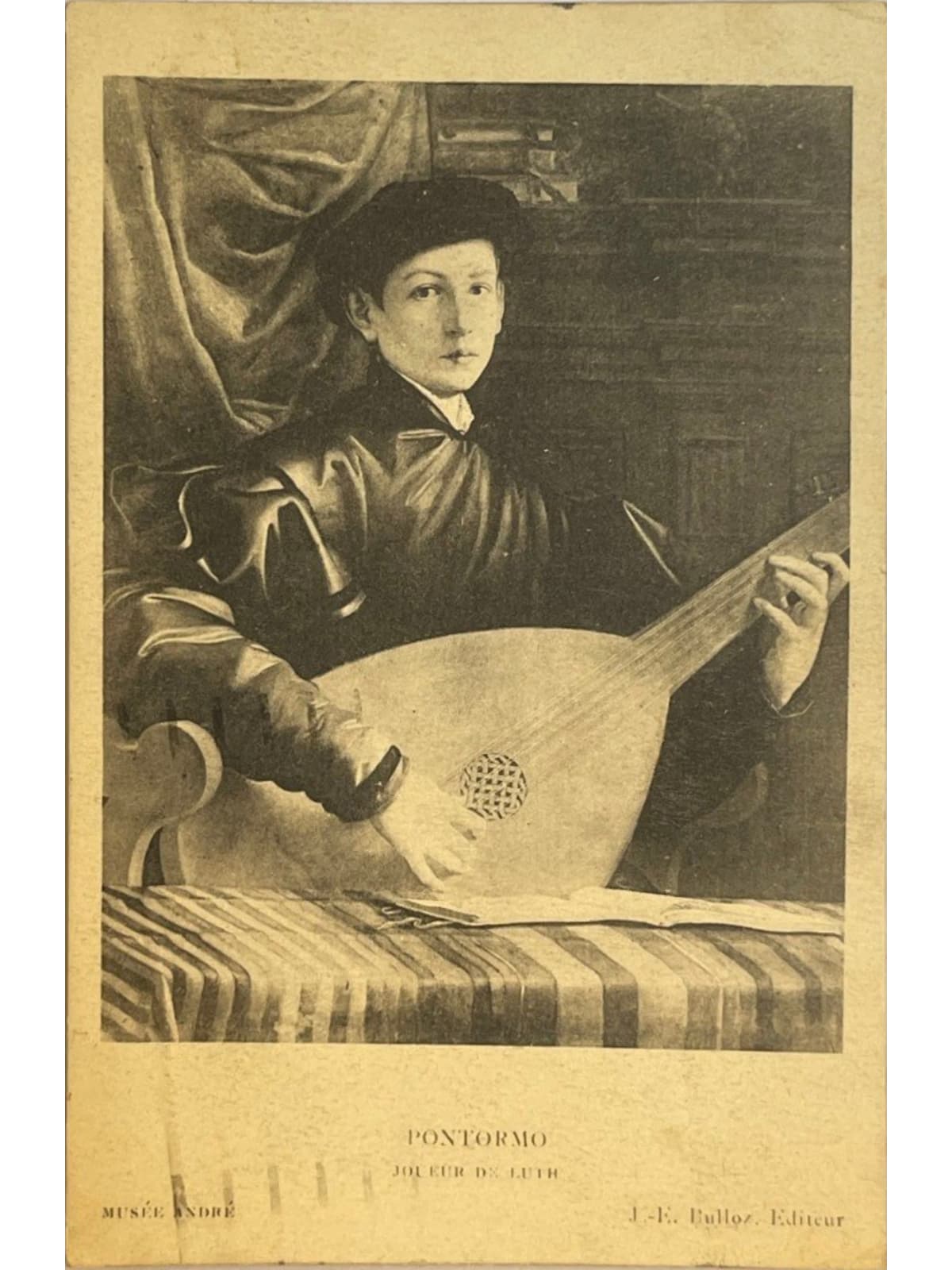 Recto de la carte postale