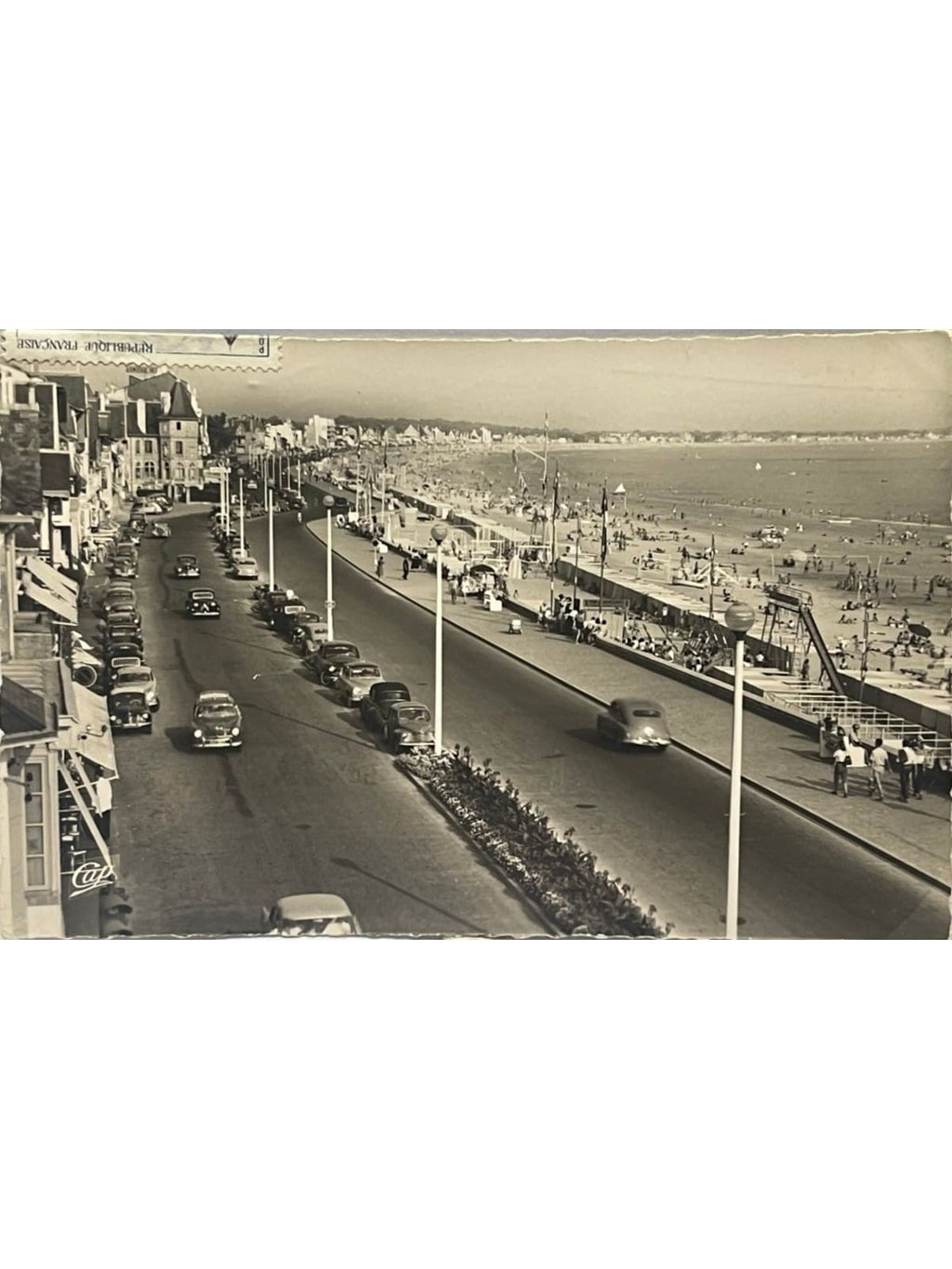 Recto de la carte postale